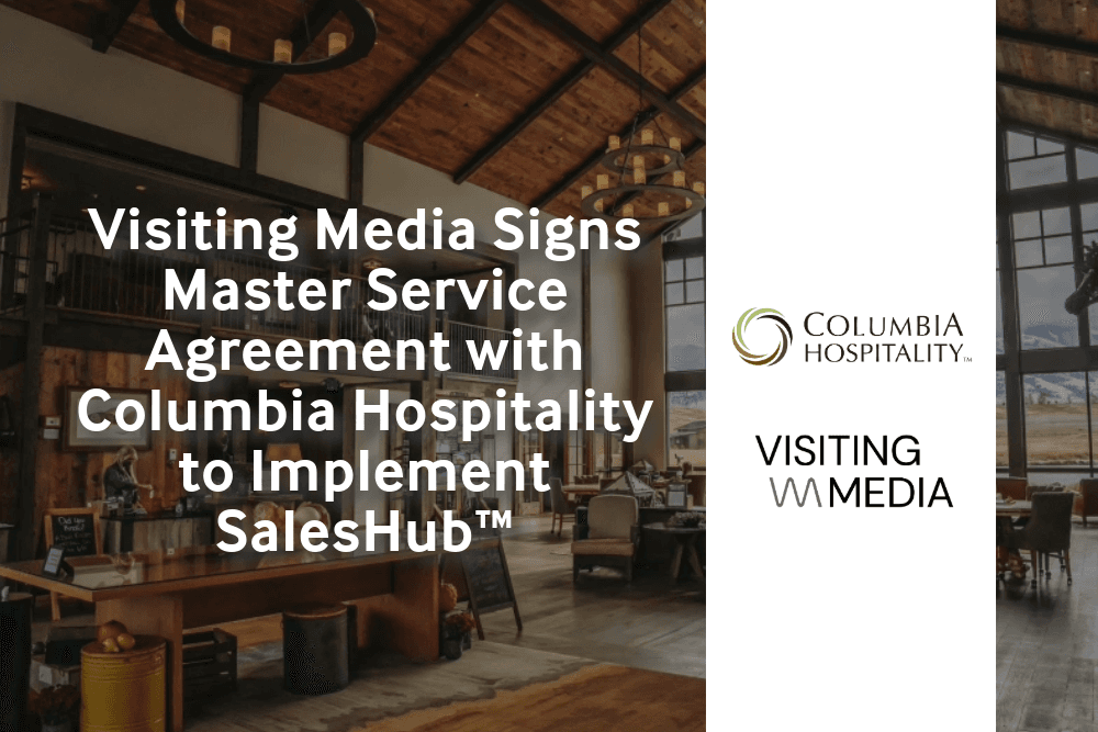 Visiting Media Signs Master Service Agreement with